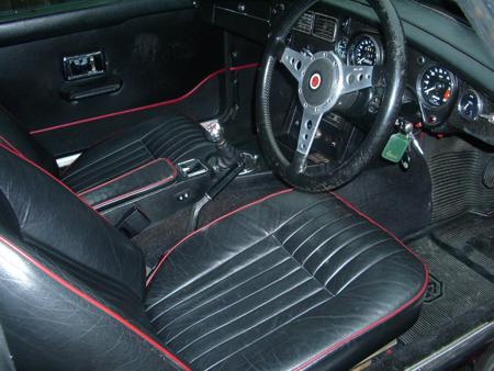 MGB GT V8.FACTORY CAR Interior