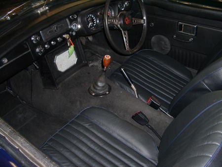 MGB ROADSTER,HERITAGE SHELL,1971 Interior