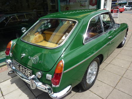 MGB GT HERITAGE SHELL - 1967 Back