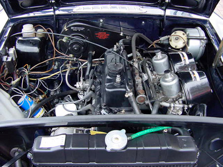 MGB GT 1972 Engine