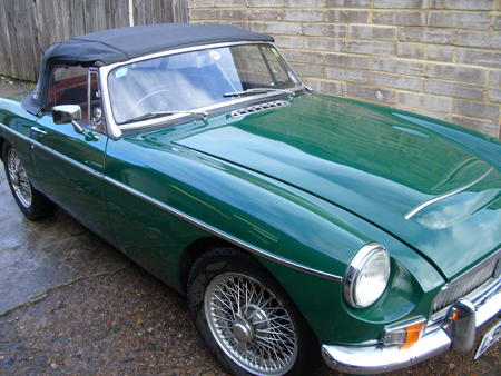 MGC ROADSTER - 1968 Front