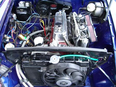 MGB - 1971 - Metallic blue Interior