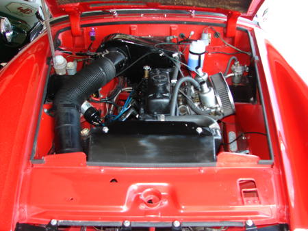 MIDGET, Round wheel arch, 1973 Engine