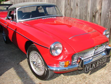 MGC Roadster 1969 Front