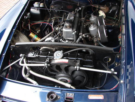 MGB Heritage shell engine