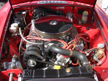 Supersports V8 Roadster Engine