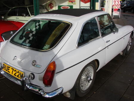 MGB GT 1974 Back