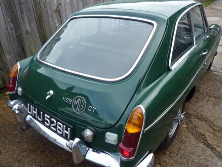 MGB GT 1969 Back