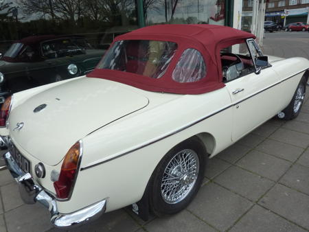 MGB HERITAGE SHELL - 1966 Back