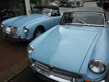 IRIS BLUE MGA and MGB