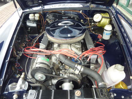 MGB V8 Roadster engine