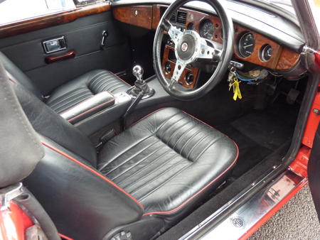 MGB V8 Roadster Interior