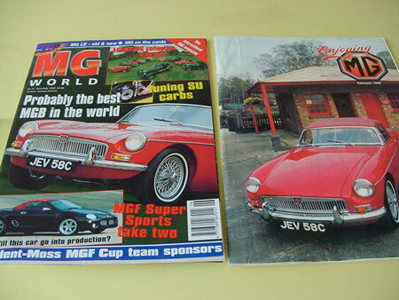 MGB ROADSTER 1964 on Magazine