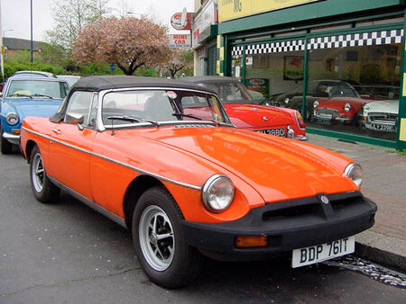 MGB Roadster 1979 front