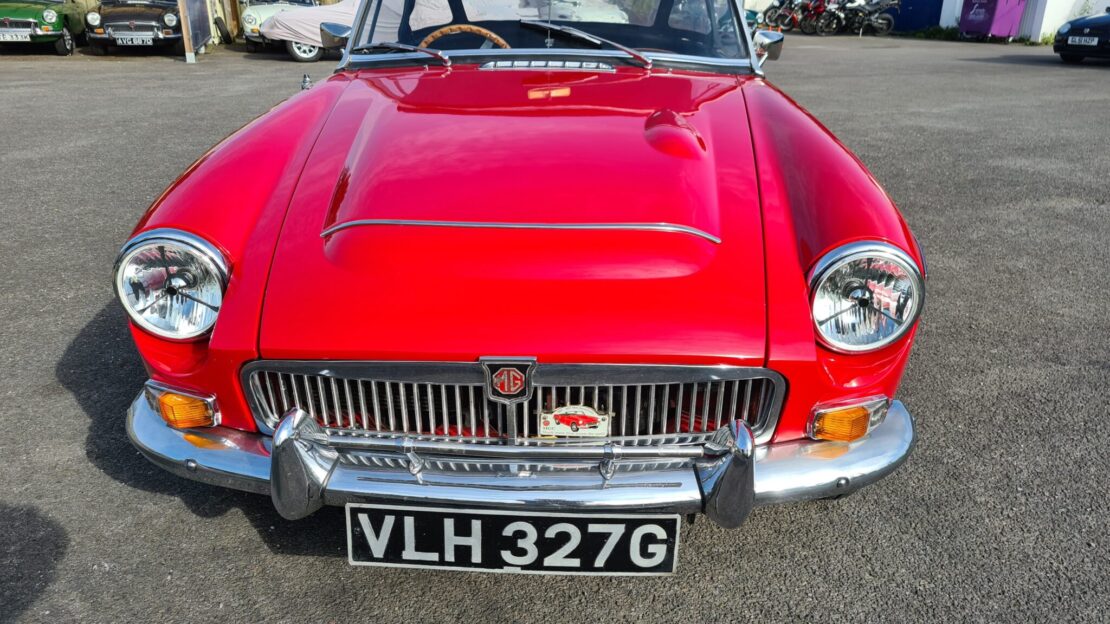 MGC Roadster 1969 In Tartan Red Downton Conversion Former Glory